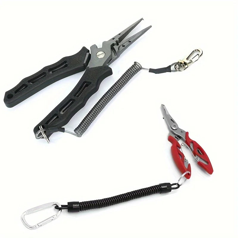 Retractable Fishing Hand Rope – Anti-Lost Telescopic Spring Lanyard with Carabiner for Fishing Tools & Tackle Security