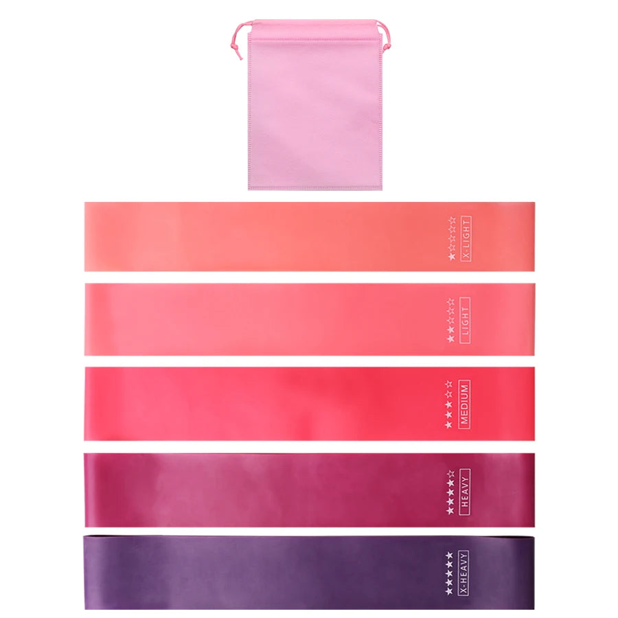 Elastic Resistance Bands Set – Versatile Fitness Bands for Home Workouts, Yoga