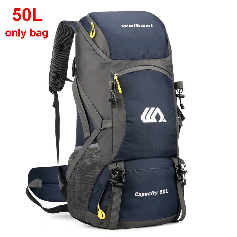 50L Waterproof Travel & Hiking Backpack – Outdoor Camping Rucksack