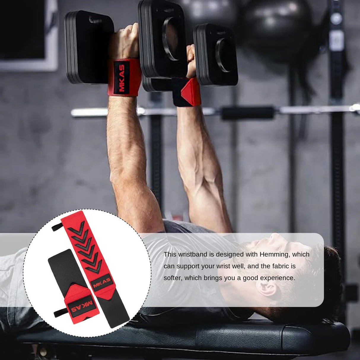 Extra Strength Weight Lifting Straps & Bandage for Fitness