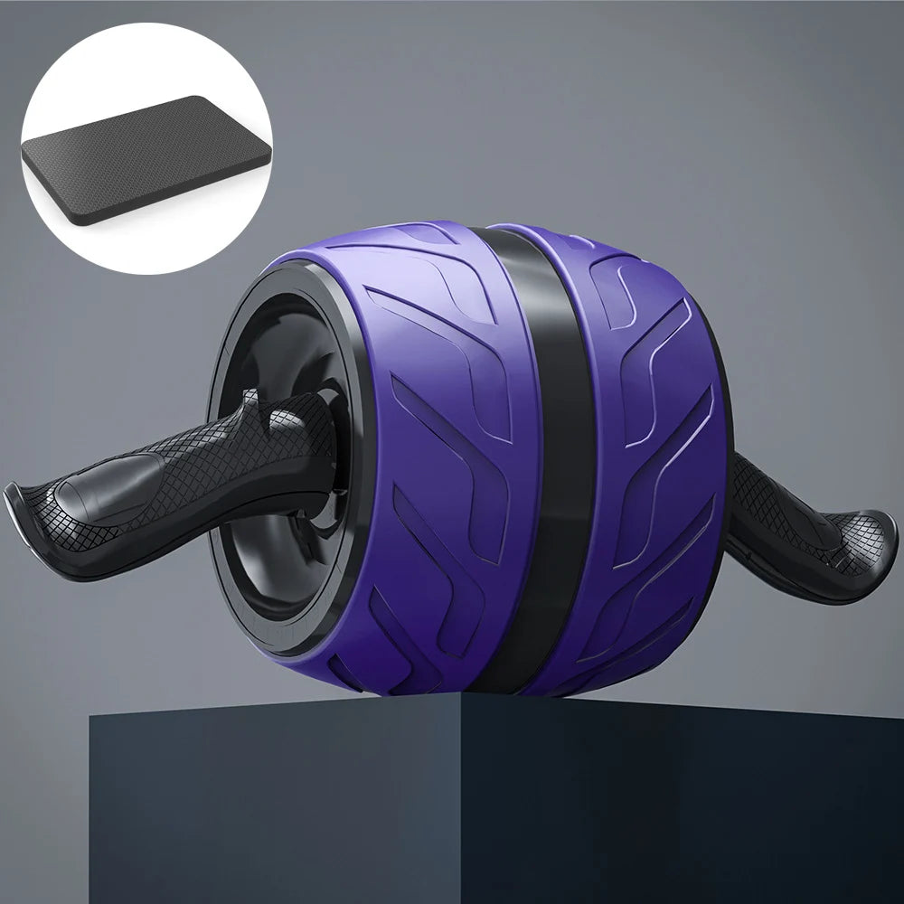 Ab Roller with Knee Mat – Core Workout Equipment for Home Gym & Strength Training