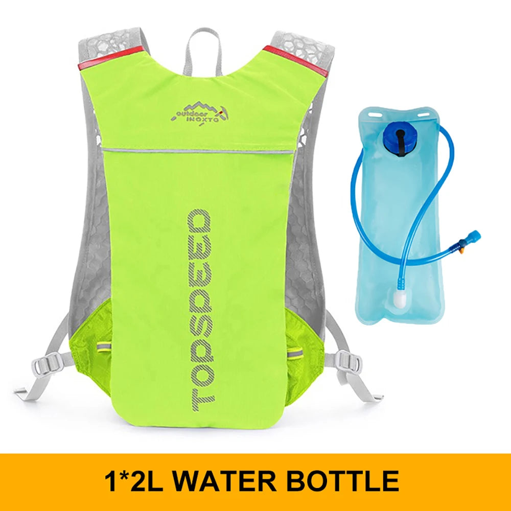 5L Ultralight Hydration Backpack – Breathable Running Vest with 500ML Water Bottles for Trail Running, Cycling & Marathons