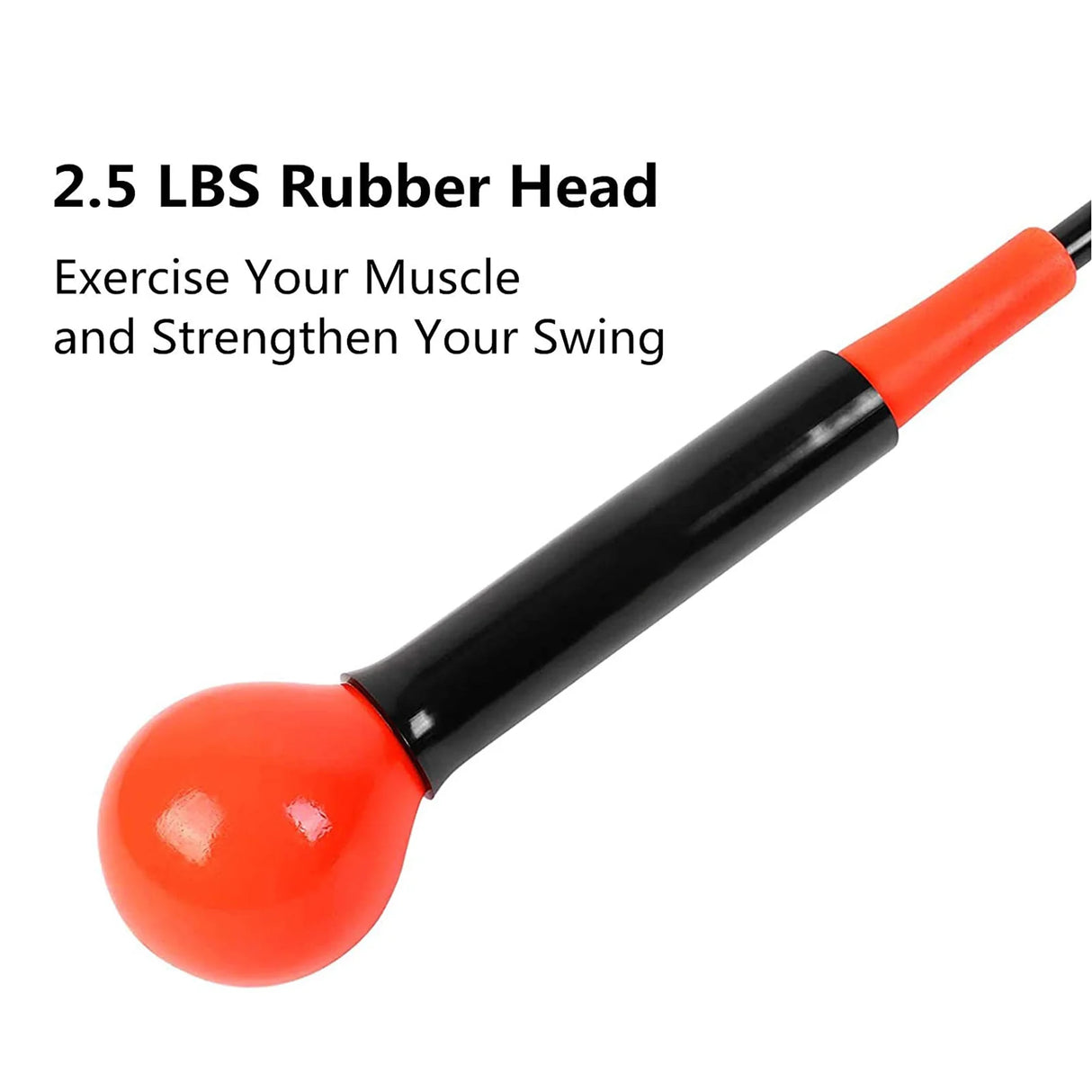 Golf Swing Training Aid – 40/48 Inch Practice Rod & Warm-Up Stick for Swing Tempo, Strength & Flexibility Training