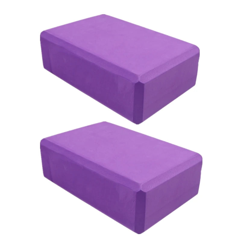 EVA Foam Yoga Blocks – Gym Brick for Stretching, Balance & Support | Fitness, Dance, Pilates & Body Shaping Tool