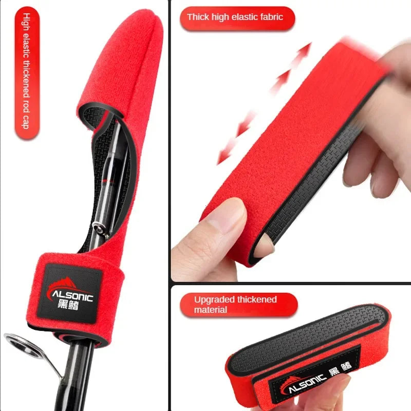 High Elasticity Rod Protective Sleeve – Lure Fishing Rod Cover with Unique Aquarium Design