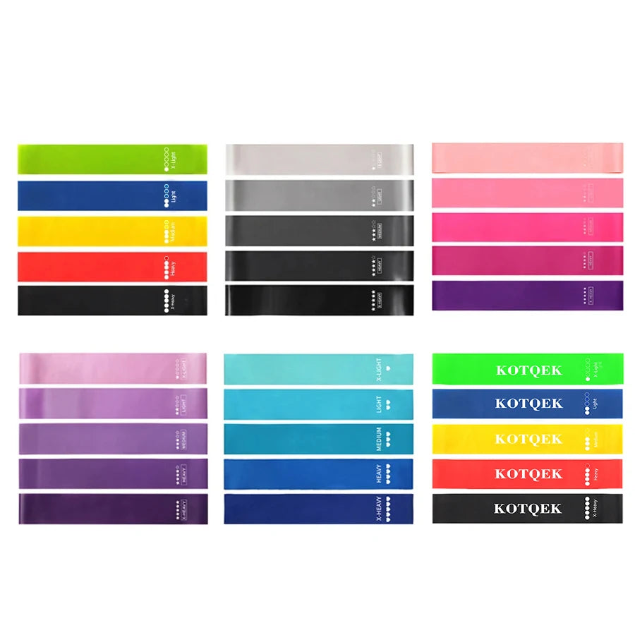 Elastic Resistance Bands Set – Versatile Fitness Bands for Home Workouts, Yoga