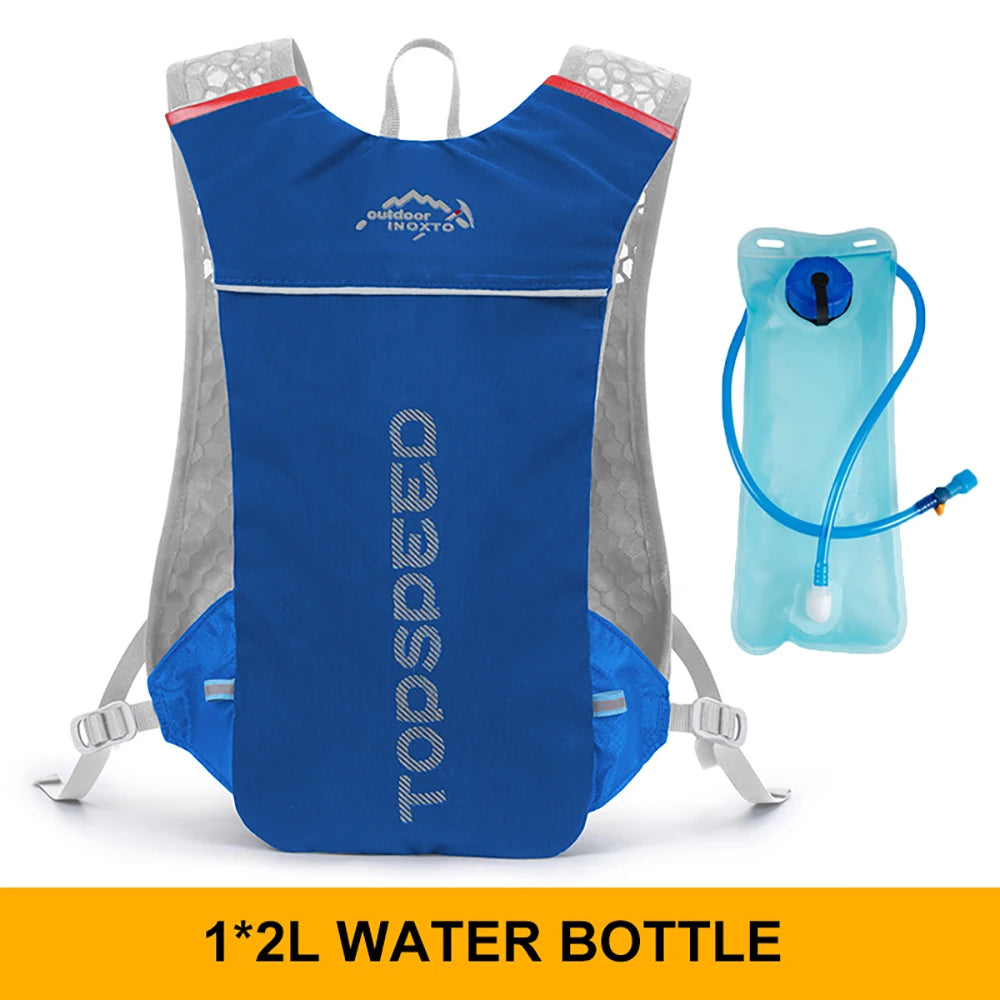 5L Ultralight Hydration Backpack – Breathable Running Vest with 500ML Water Bottles for Trail Running, Cycling & Marathons