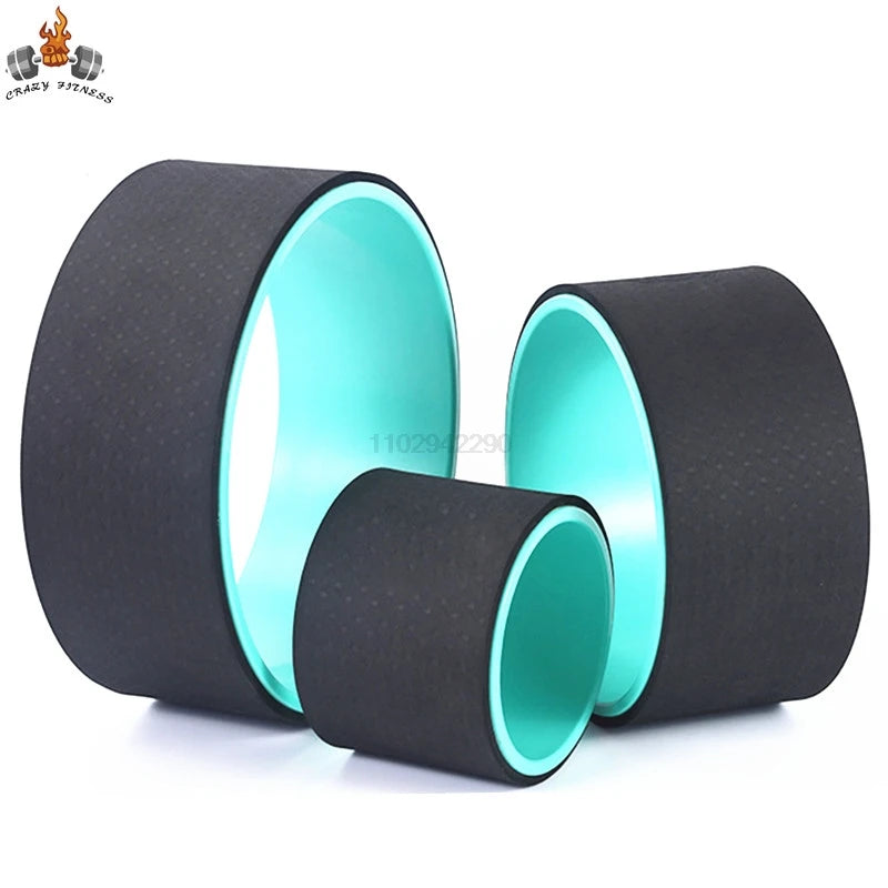 Premium Yoga Wheel – Back Stretcher & Deep Tissue Massage Roller for Yoga, Backbends & Home Fitness