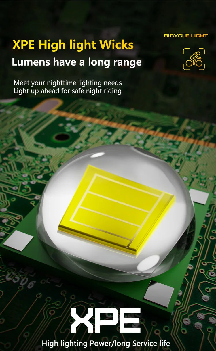 Solar Bike Light with Horn – LED Headlamp & Bell for Bikes