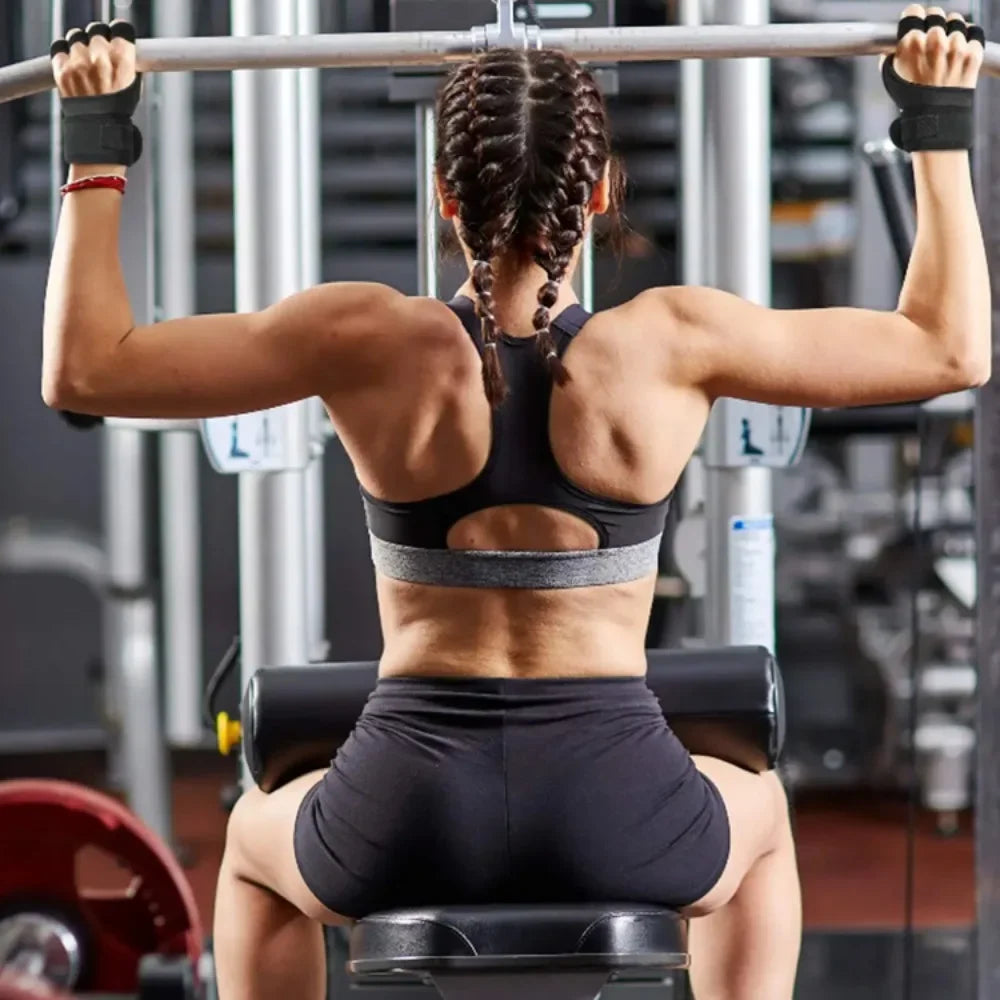 Gym Gloves with Wrist Support – Fingerless Training Gloves for Men & Women | Dumbbells, CrossFit & Weightlifting