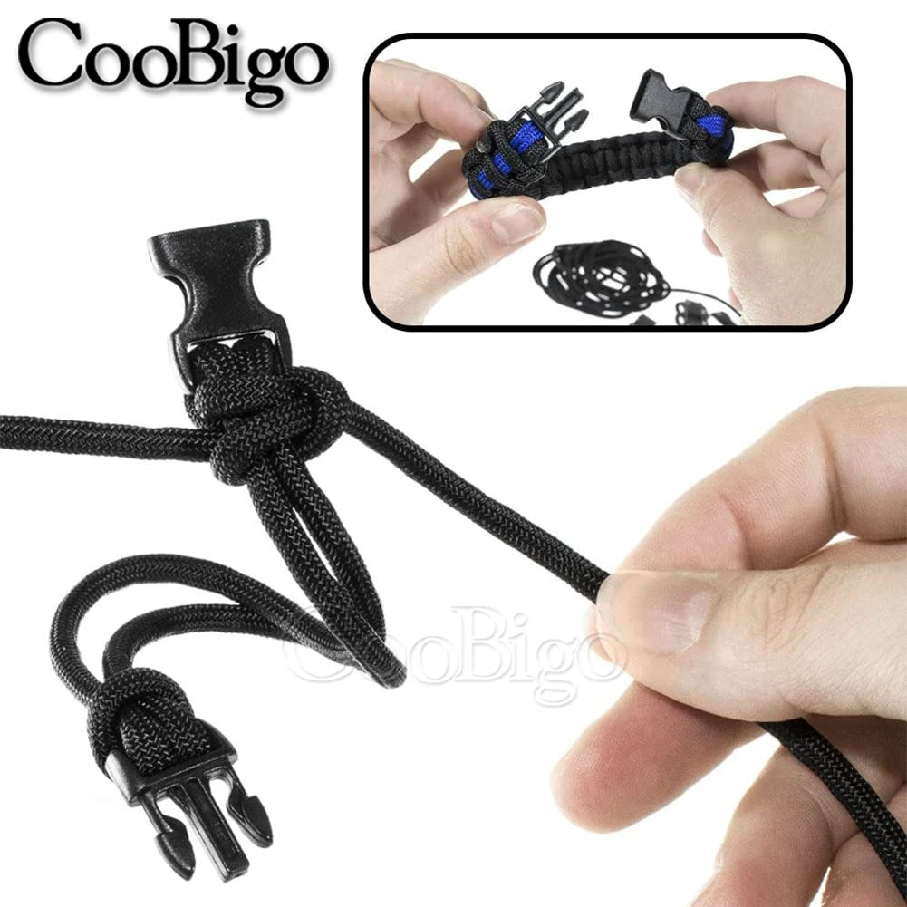 Durable Plastic Curved Buckles for Paracord, Backpack Straps & Outdoor Gear (10mm–25mm)