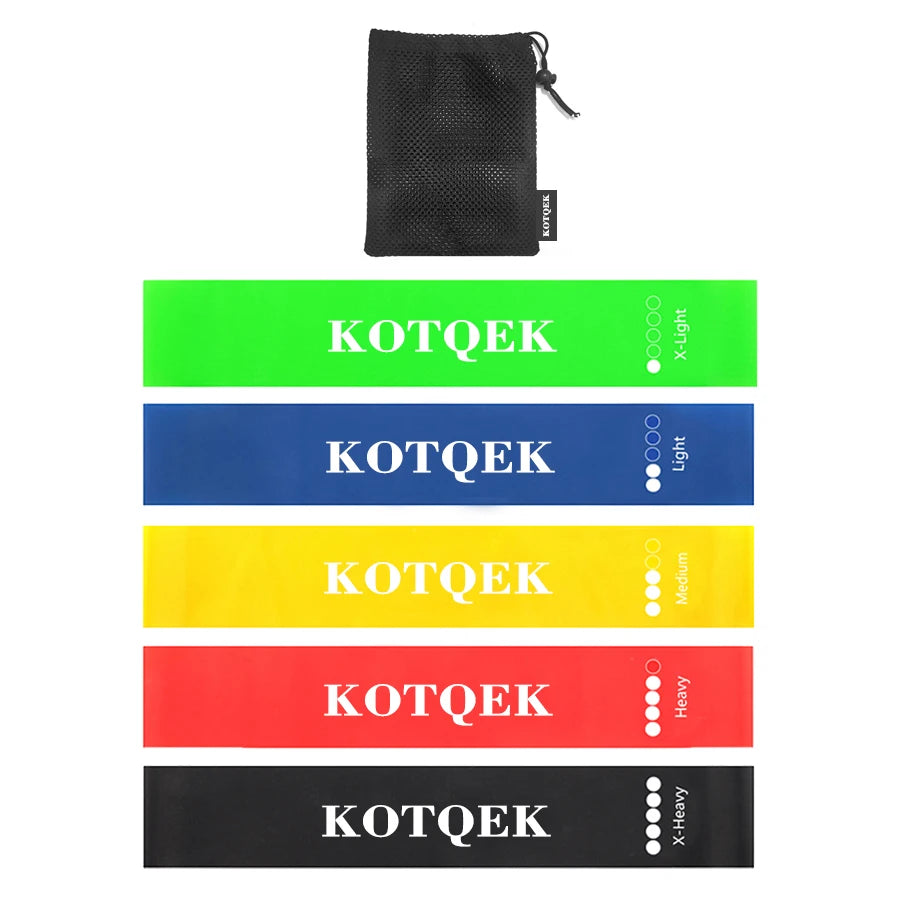 Elastic Resistance Bands Set – Versatile Fitness Bands for Home Workouts, Yoga