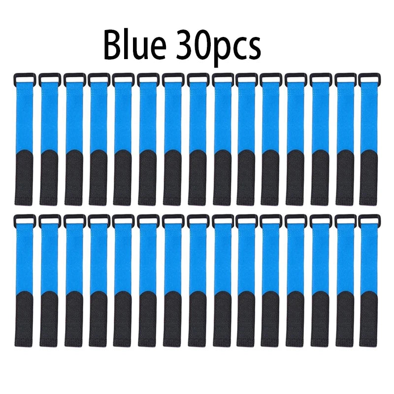 Fishing Rod Tie Holder Strap – Hook & Loop Fastener Wrap Band for Outdoor Fishing Rod Organization