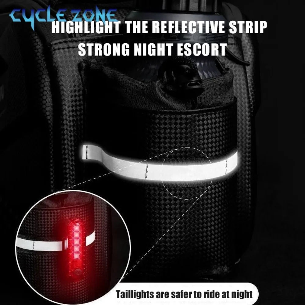 10L Waterproof Bicycle Rear Seat Bag – Large Rack Saddlebag & Shoulder Bag