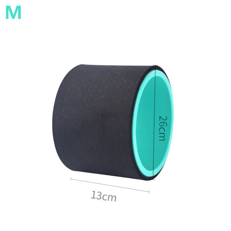 Premium Yoga Wheel – Back Stretcher & Deep Tissue Massage Roller for Yoga, Backbends & Home Fitness