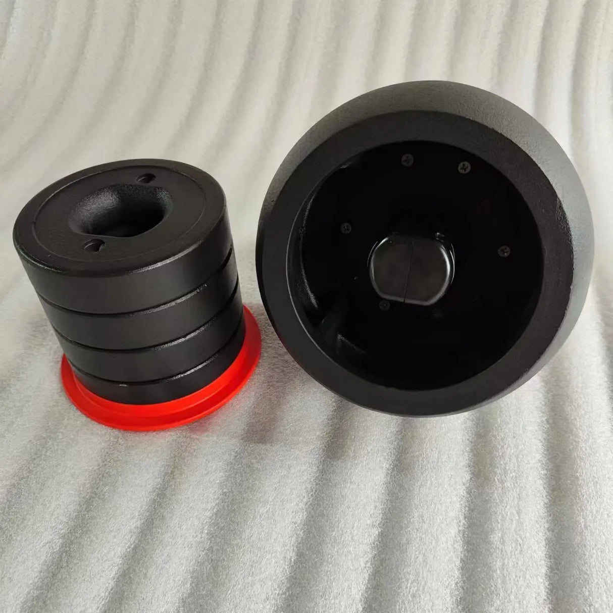 Adjustable Kettlebell – 5 Weights in 1 Cast Iron Dumbbell Set | Space-Saving Strength Training Equipment for Home & Gym