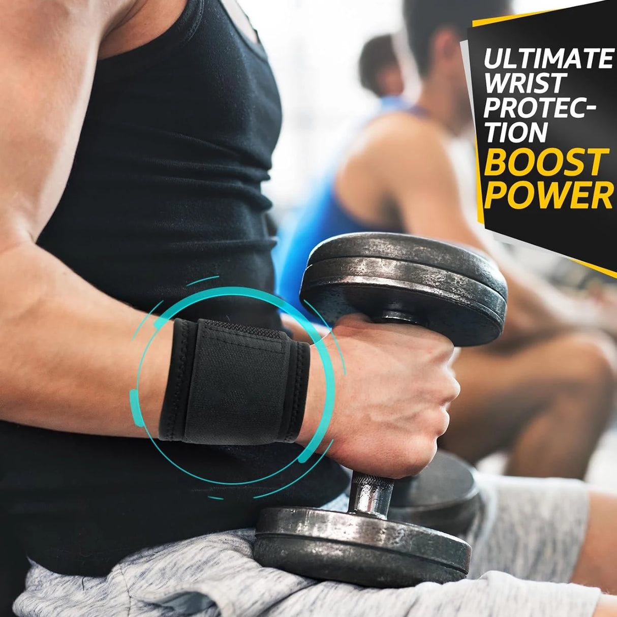 2-Pack Wrist Compression Strap – All-Day Support for Fitness, Weightlifting & Pain Relief