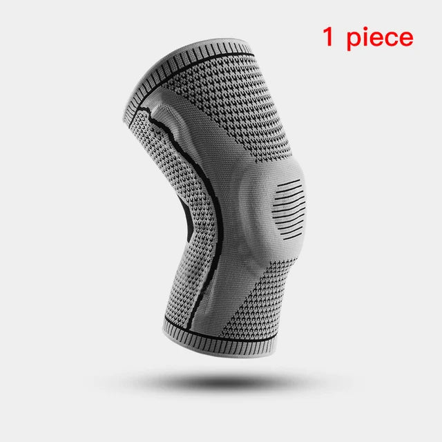 Compression Knee Sleeve with Silicone Support – Pain Relief & Sports Protection