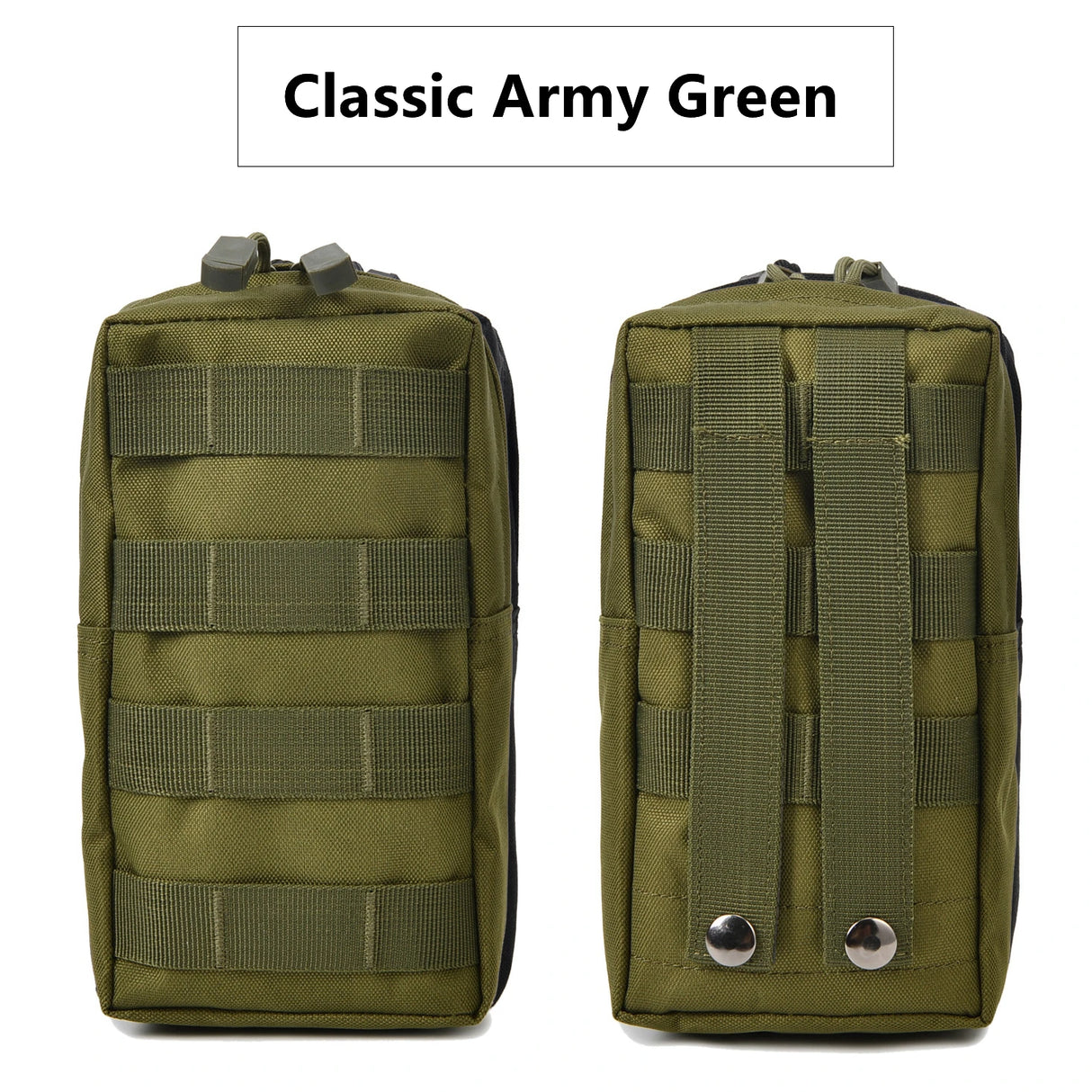 MOLLE Tactical EDC Waist Pouch – 600D Oxford Utility Pack for Outdoor Camping, Hunting, Hiking & Backpack Attachment