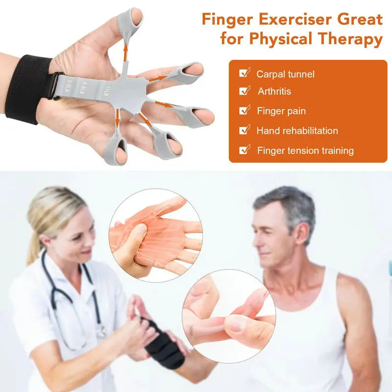 Silicone Gripster Hand Grip & Finger Strengthener – Your Ultimate Hand & Finger Trainer