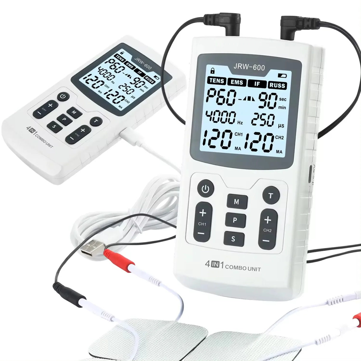 Electric Muscle Therapy Stimulator – High-Frequency Physiotherapy Device | IFT, RUSS, TENS & EMS Adjustable Body Massager