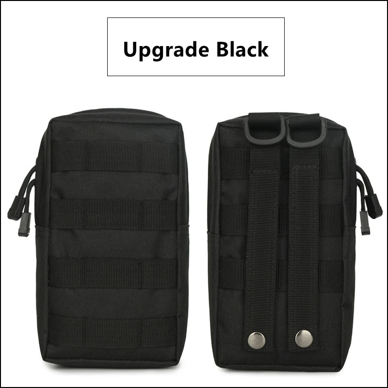 MOLLE Tactical EDC Waist Pouch – 600D Oxford Utility Pack for Outdoor Camping, Hunting, Hiking & Backpack Attachment