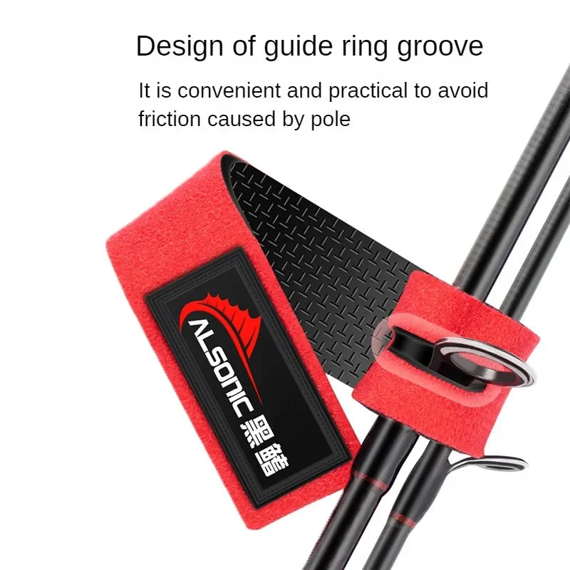 High Elasticity Rod Protective Sleeve – Lure Fishing Rod Cover with Unique Aquarium Design