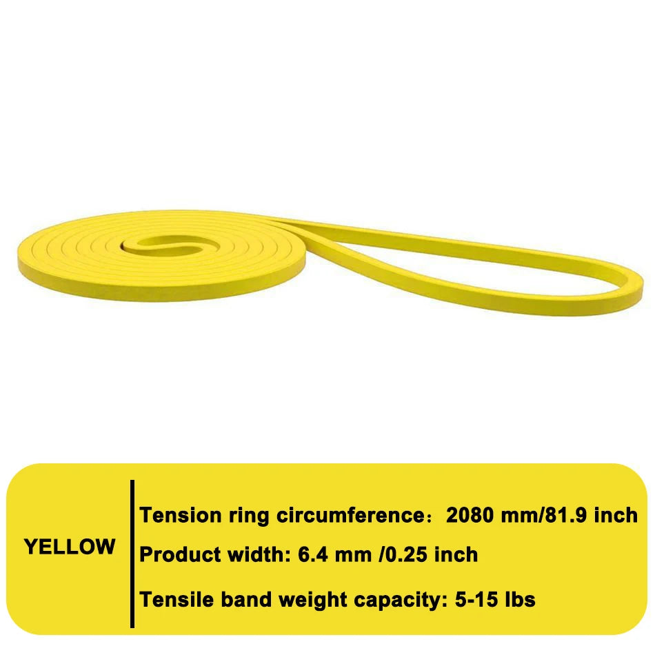 Elastic Resistance Bands – Heavy-Duty Training Bands for Pull-Ups, CrossFit, Yoga & Home Fitness