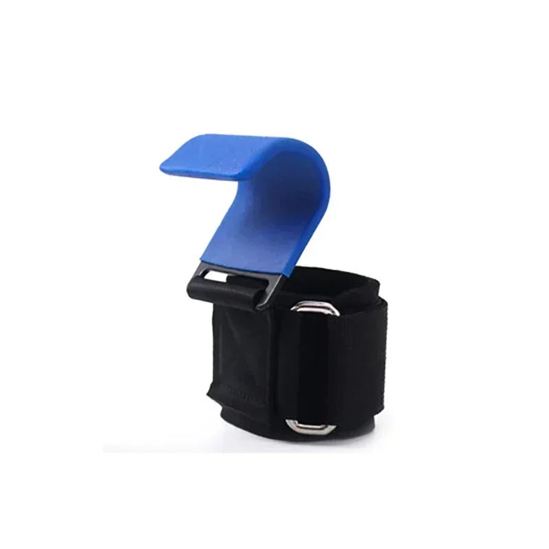 Weight Lifting Hook Grips with Wrist Wraps – Heavy-Duty Gym Wrist Straps for Pull-Ups, Powerlifting & Deadlifts