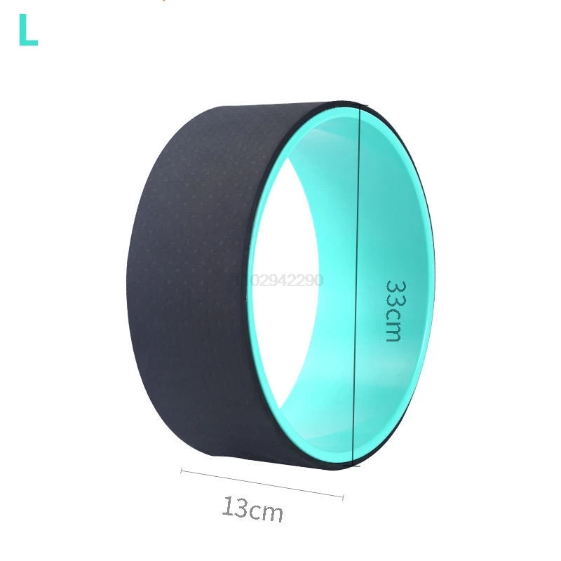 Premium Yoga Wheel – Back Stretcher & Deep Tissue Massage Roller for Yoga, Backbends & Home Fitness