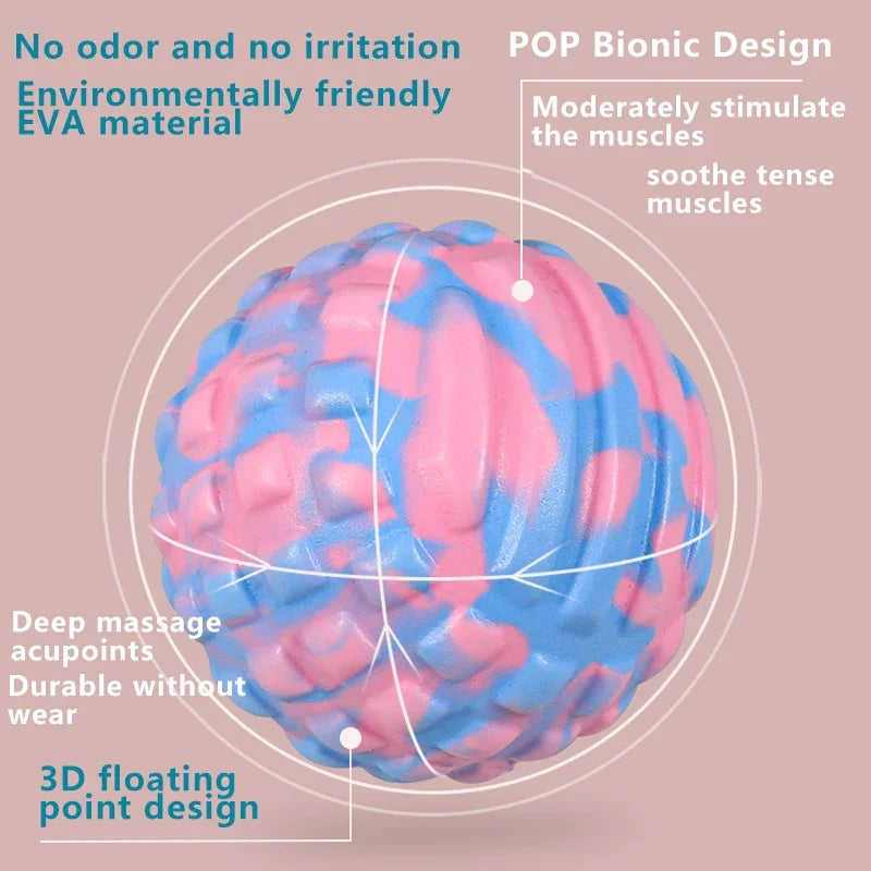 Massage Ball – Yoga Massage Roller for Trigger Point Relief & Muscle Recovery | Deep Tissue Pressure Therapy Ball