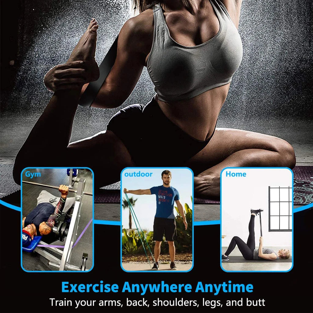 Elastic Resistance Bands – Heavy-Duty Training Bands for Pull-Ups, CrossFit, Yoga & Home Fitness