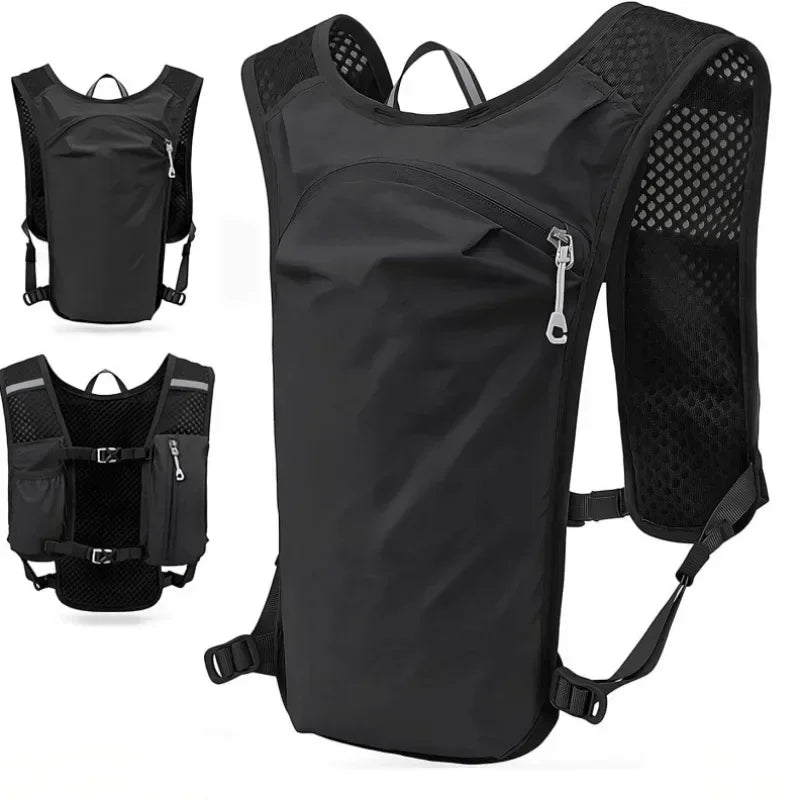 5L Running Hydration Vest Backpack – Lightweight Jogging Pack with 1.5L Water Bladder for Hiking, Cycling & Marathon Training