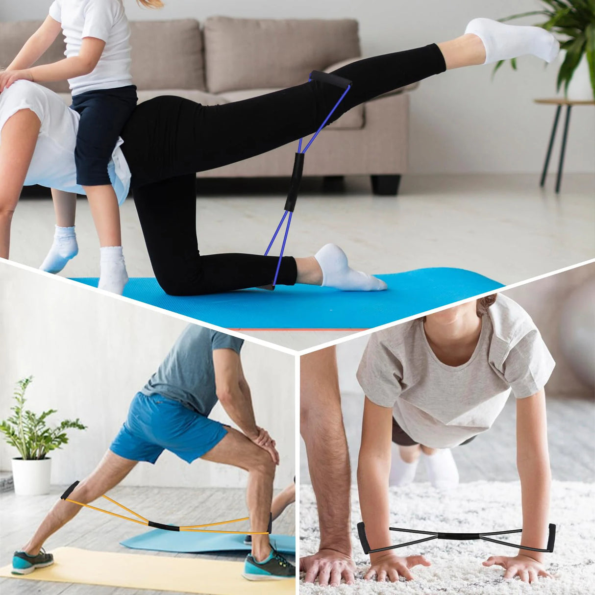 Full-Body Fitness Tension Belt for Home & Outdoor Workouts