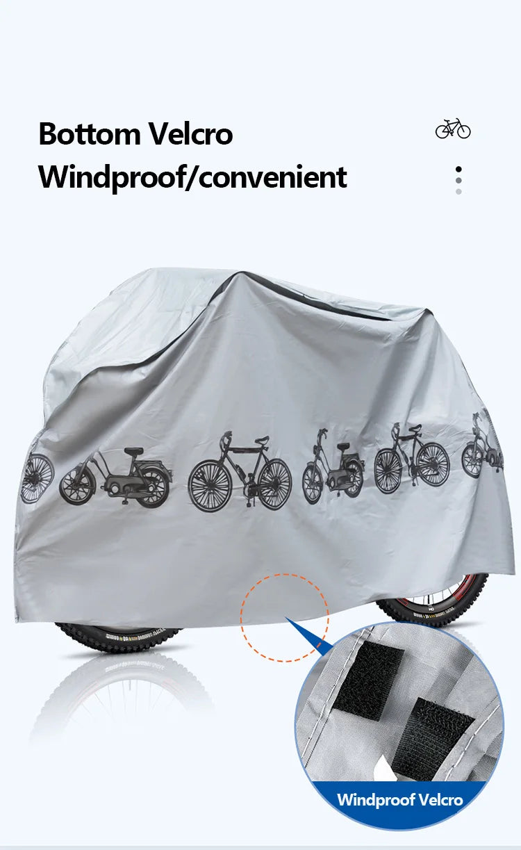 Waterproof Bicycle & Motorcycle Cover – UV Dust Rain Protection