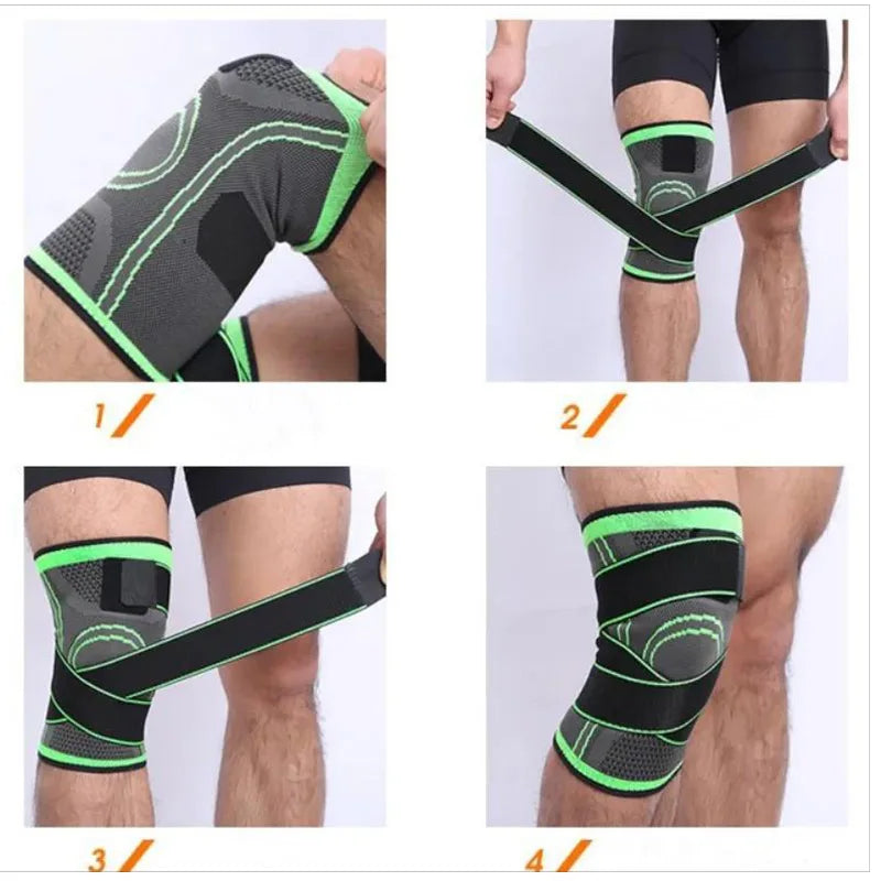 Elastic Knee Brace Support for Basketball, Volleyball, Gym, Fitness & Joint Protection