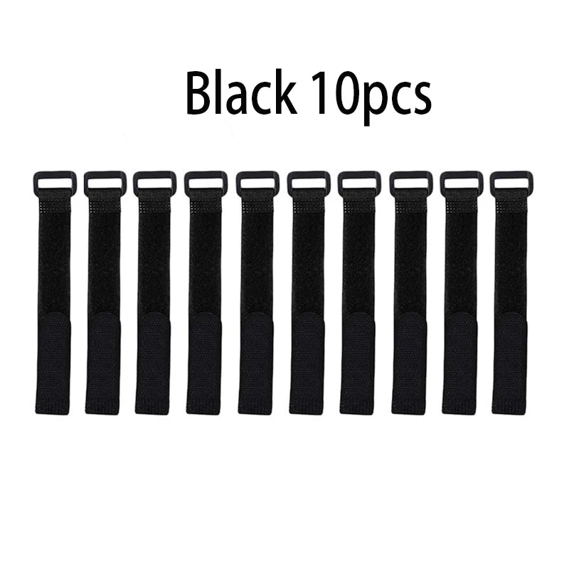 Fishing Rod Tie Holder Strap – Hook & Loop Fastener Wrap Band for Outdoor Fishing Rod Organization