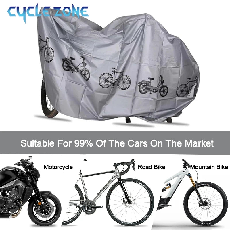 Waterproof Bicycle & Motorcycle Cover – UV Dust Rain Protection