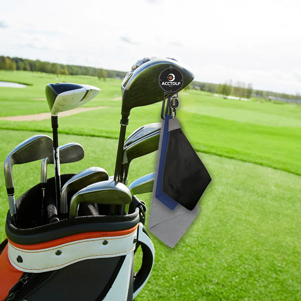 Portable Magnetic Golf Towel Clip | Men’s Golf Equipment Accessory