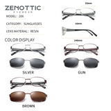 Small Rectangle Polarized Sunglasses For Men