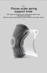 Compression Knee Sleeve with Silicone Support – Pain Relief & Sports Protection