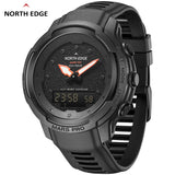 Men's Sports Digital Watch with Carbon Fiber Case