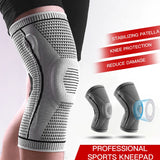 Compression Knee Sleeve with Silicone Support – Pain Relief & Sports Protection