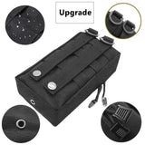 MOLLE Tactical EDC Waist Pouch – 600D Oxford Utility Pack for Outdoor Camping, Hunting, Hiking & Backpack Attachment