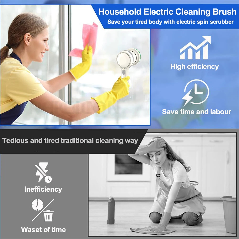 Multi-purpose Electric Cleaning Brush