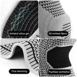 Compression Knee Sleeve with Silicone Support – Pain Relief & Sports Protection