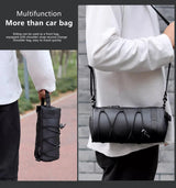 2.5L Bike Front Tube Bag – Large Capacity Handlebar Storage with Shoulder Strap for Road & Mountain Bikes