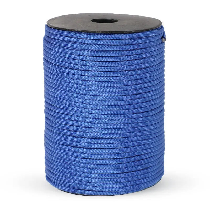 50m 650lb Military Paracord – 9-Strand 4mm Tactical Rope for DIY Bracelets, Lanyards, Dog Collars & Outdoor Gear