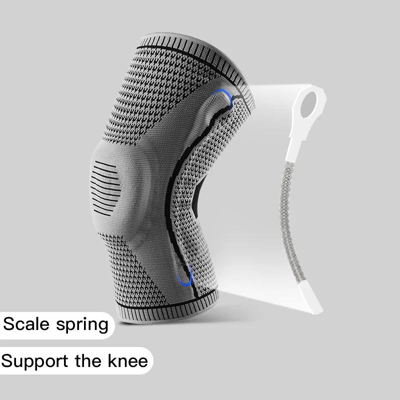 Compression Knee Sleeve with Silicone Support – Pain Relief & Sports Protection