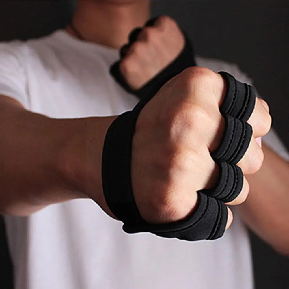 Hand Wrist Palm Protector Gloves – Non-Slip Weightlifting Gloves with Wrist Support for Gym & Fitness